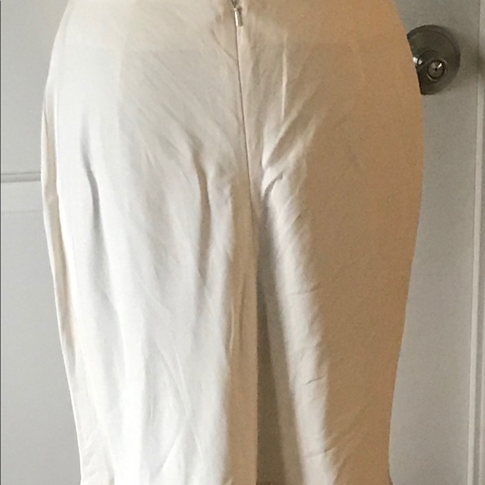 Lauren Ralph Lauren Silk/Linen Ruffle Skirt - Picture 3 of 8